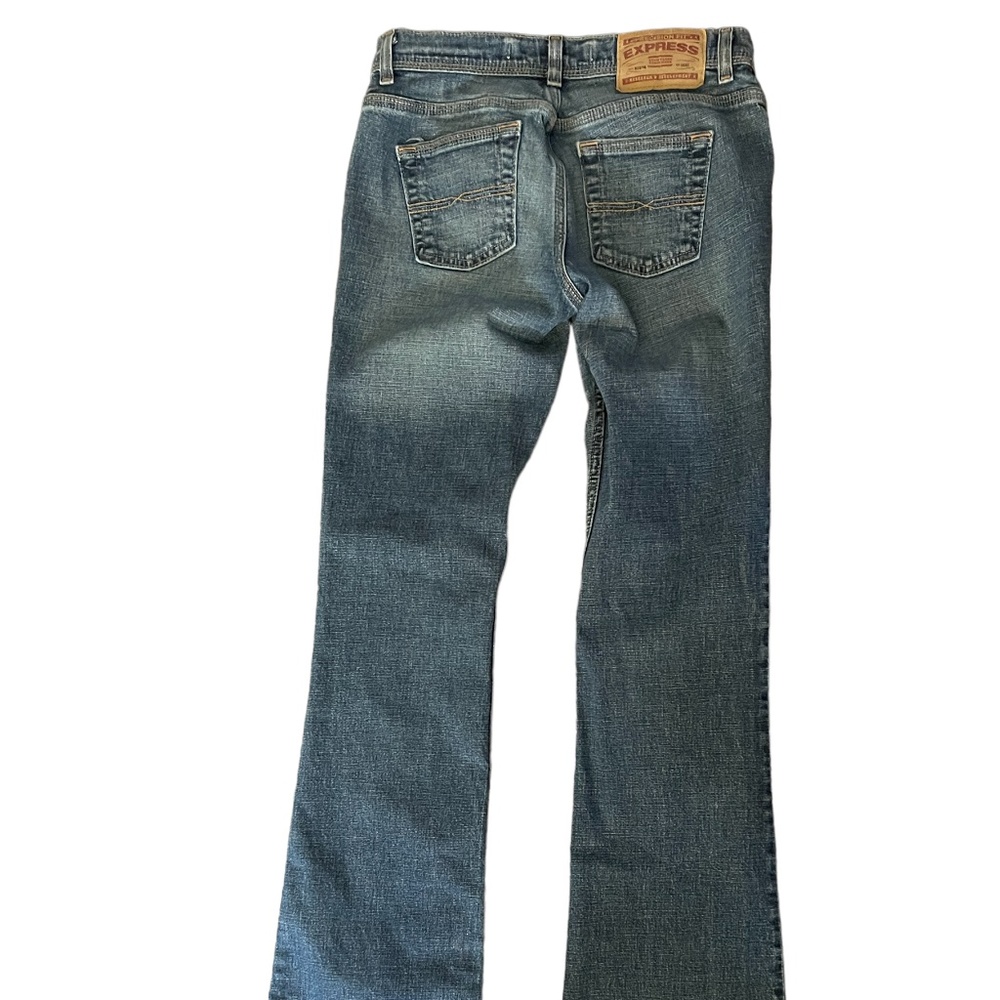 Express precision fit denim jeans size 4 long
